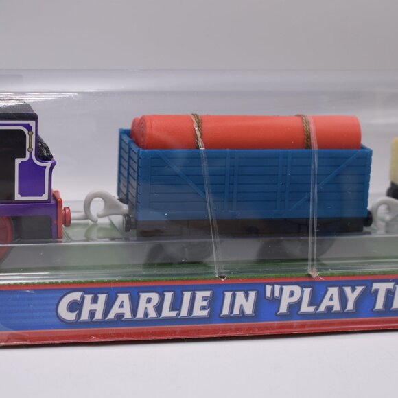 Charlie Tracksmater Motorized Trains 2 Cars Thomas & Friends Wooden Railway New - Picture 5 of 10